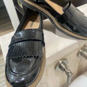 Clarks Black Patent Leather Loafers